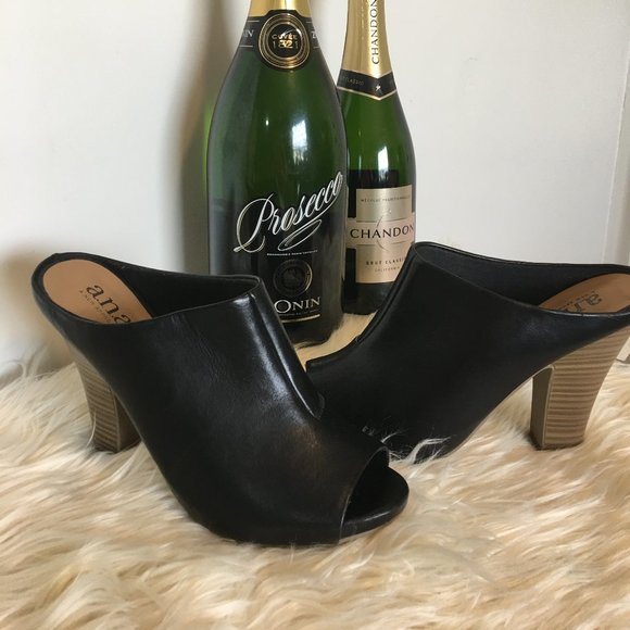 a.n.a. Shoes - A.N.A. Peep Toe Mules